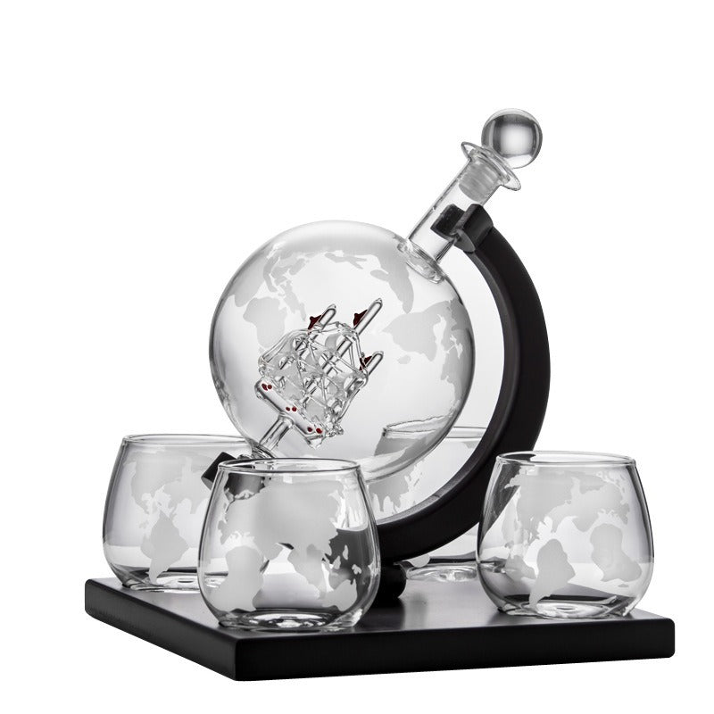 Creative Globe Decanter Set