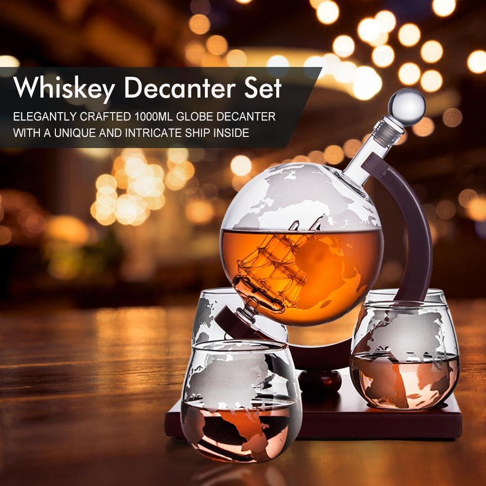 Creative Globe Decanter Set